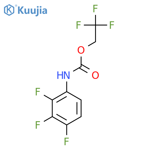 2,2,2-Trifluoroethyl N-(2,3,4-Trifluorophenyl)carbamate structure