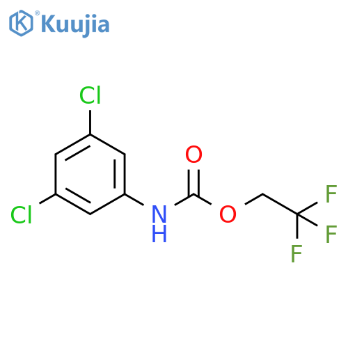 2,2,2-trifluoroethyl N-(3,5-dichlorophenyl)carbamate structure