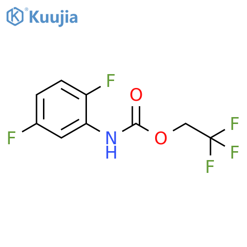 2,2,2-trifluoroethyl N-(2,5-difluorophenyl)carbamate structure