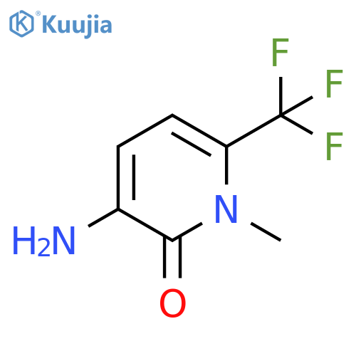 2(1H)-Pyridinone, 3-amino-1-methyl-6-(trifluoromethyl)- structure