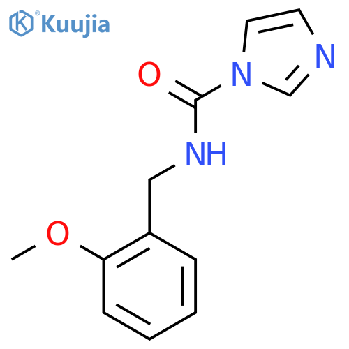N-(2-Methoxyphenyl)methyl-1H-imidazole-1-carboxamide structure