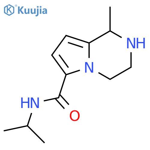 1-Methyl-N-(propan-2-yl)-1H,2H,3H,4H-pyrrolo1,2-apyrazine-6-carboxamide structure