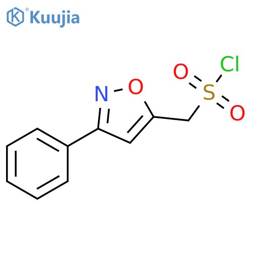 (3-phenyl-1,2-oxazol-5-yl)methanesulfonyl chloride structure
