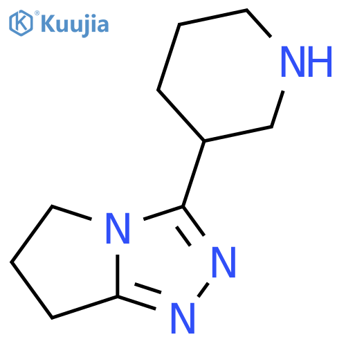 3-{5H,6H,7H-Pyrrolo2,1-c1,2,4triazol-3-yl}piperidine structure