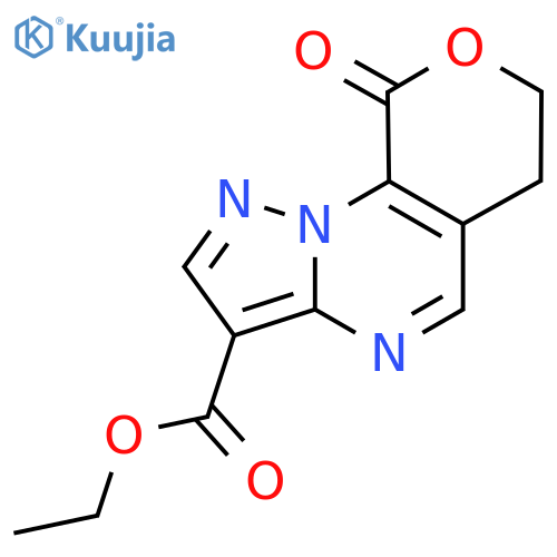 Ethyl 13-Oxo-12-oxa-2,3,7-triazatricyclo7.4.0.0,2,6trideca-1(9),3,5,7-tetraene-5-carboxylate structure