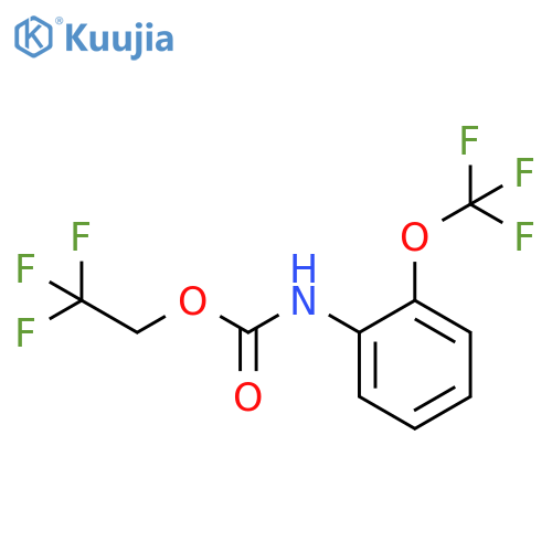 2,2,2-Trifluoroethyl N-2-(Trifluoromethoxy)phenylcarbamate structure