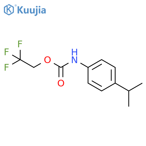 2,2,2-Trifluoroethyl N-4-(Propan-2-yl)phenylcarbamate structure