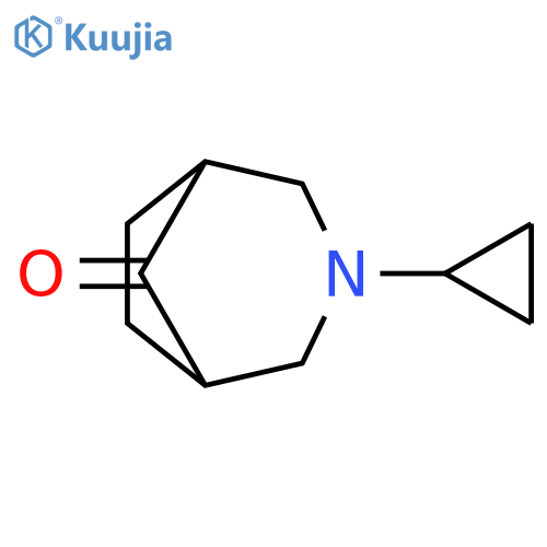 3-cyclopropyl-3-azabicyclo[3.2.1]octan-8-one structure