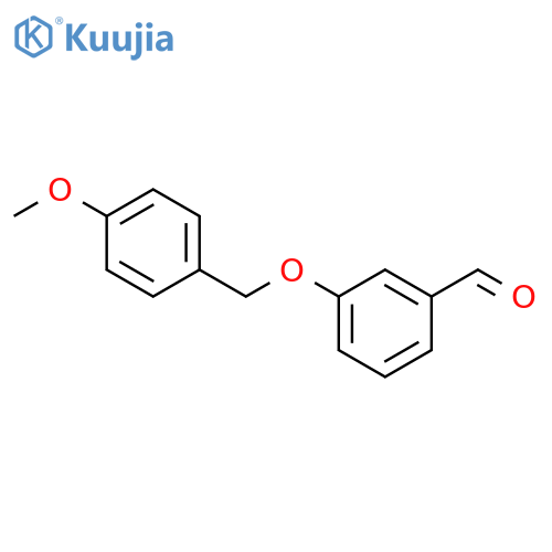 Benzaldehyde, 3-[(4-methoxyphenyl)methoxy]- structure