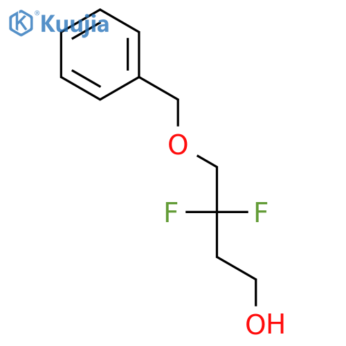 1-BUTANOL, 3,3-DIFLUORO-4-(PHENYLMETHOXY)- structure