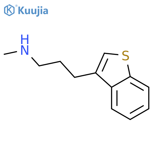 Benzo[b]thiophene-3-propanamine, N-methyl- structure