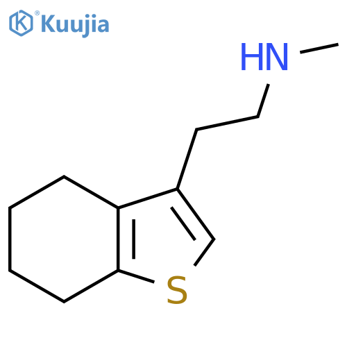 methyl2-(4,5,6,7-tetrahydro-1-benzothiophen-3-yl)ethylamine structure