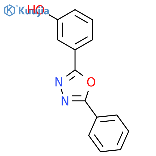 3-(5-phenyl-1,3,4-oxadiazol-2-yl)phenol structure