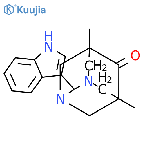 1,3-Diazatricyclo[3.3.1.13,7]decan-6-one,2-(1H-indol-3-yl)-5,7-dimethyl- structure