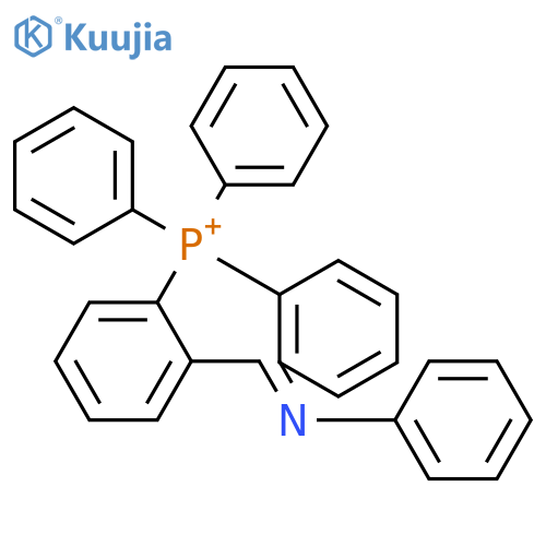 PHOSPHONIUM, TRIPHENYL[2-[(PHENYLIMINO)METHYL]PHENYL]- structure