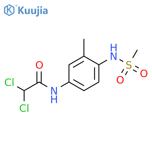 Acetamide, 2,2-dichloro-N-[3-methyl-4-[(methylsulfonyl)amino]phenyl]- structure