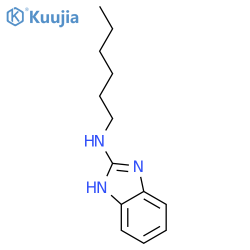 1H-Benzimidazol-2-amine, N-hexyl- structure