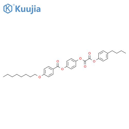Ethanedioic acid, 1-(4-butylphenyl) 2-[4-[[4-(octyloxy)benzoyl]oxy]phenyl] ester structure