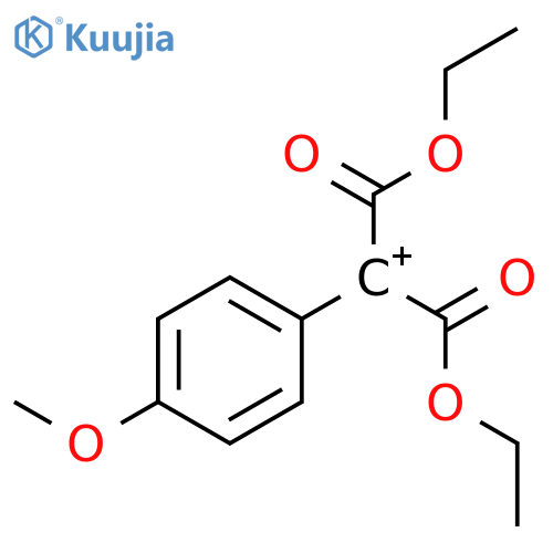 Ethylium, 2-ethoxy-1-(ethoxycarbonyl)-1-(4-methoxyphenyl)-2-oxo- structure