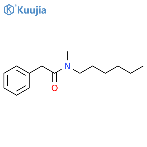 BENZENEACETAMIDE, N-HEXYL-N-METHYL- structure
