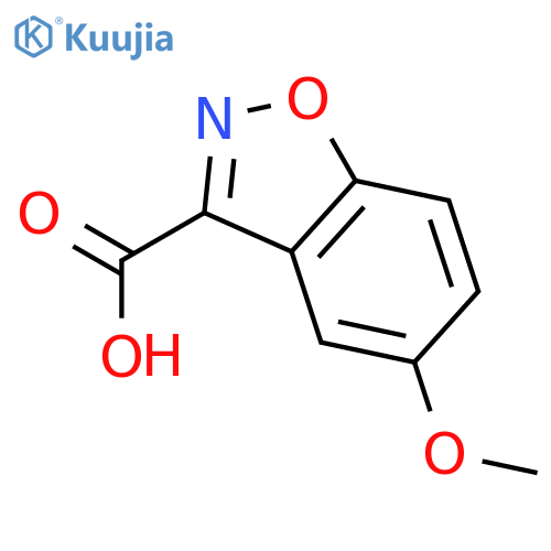 5-Methoxy-benzodisoxazole-3-carboxylic Acid structure