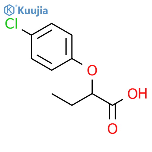 (2S)-2-(4-chlorophenoxy)butanoic acid structure