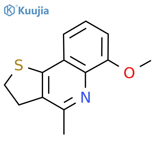 6-METHOXY-4-METHYL-2,3-DIHYDROTHIENO[3,2-C]QUINOLINE structure