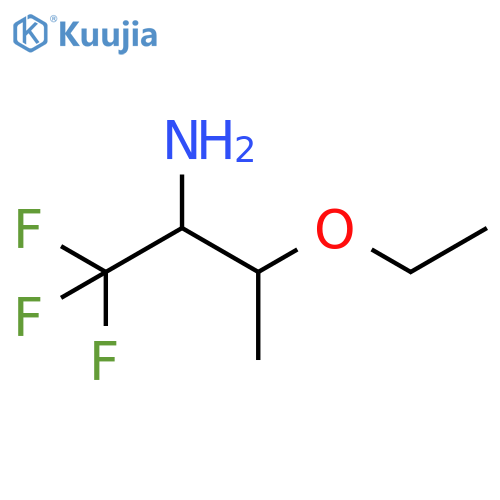 2-Butanamine, 3-ethoxy-1,1,1-trifluoro- structure