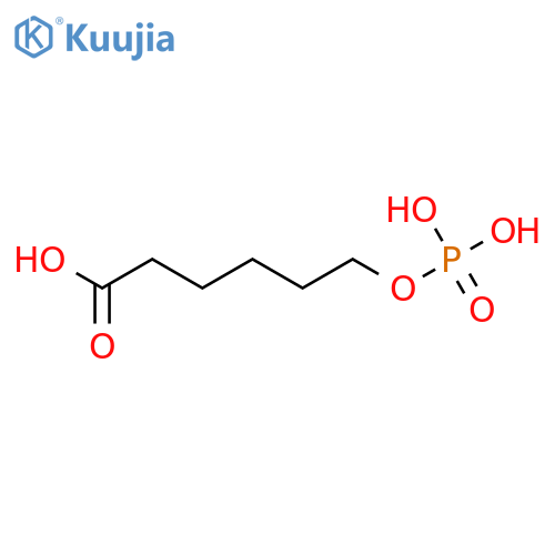 Hexanoic acid, 6-(phosphonooxy)- structure