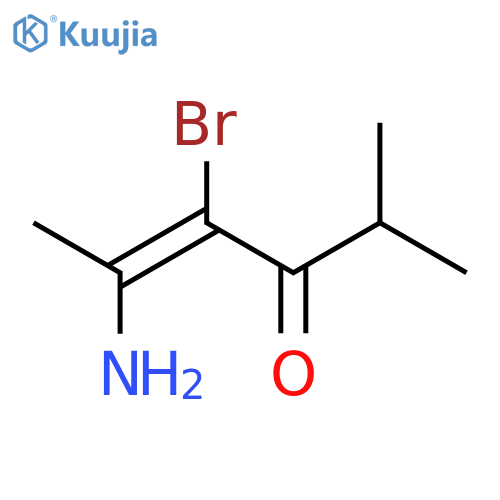 4-Hexen-3-one, 5-amino-4-bromo-2-methyl- structure