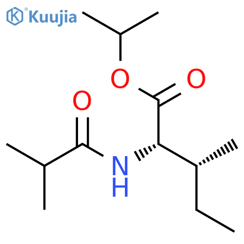 L-Alloisoleucine, N-(2-methyl-1-oxopropyl)-, 1-methylethyl ester structure