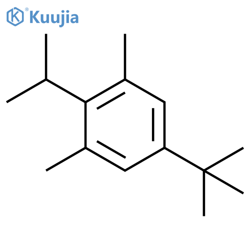 Benzene, 5-(1,1-dimethylethyl)-1,3-dimethyl-2-(1-methylethyl)- structure
