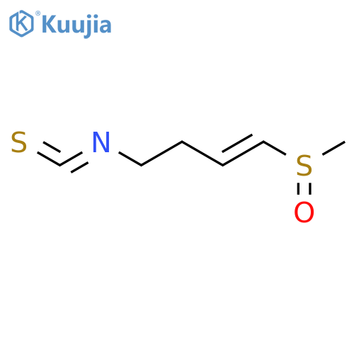 4-methylsulfinylbut-3-enylisothiocyanate structure