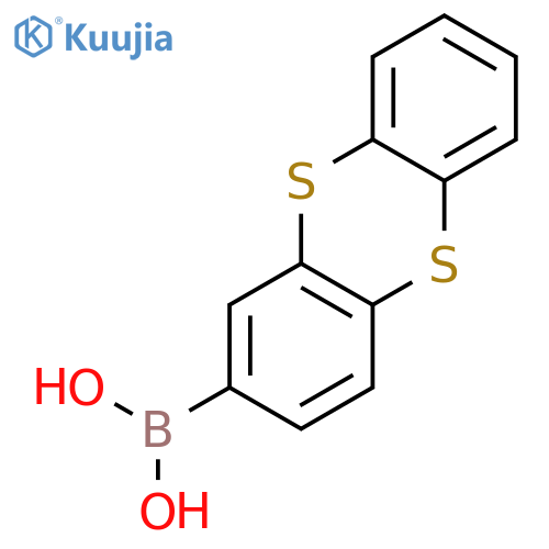 2-Thianthrenylboronic acid structure