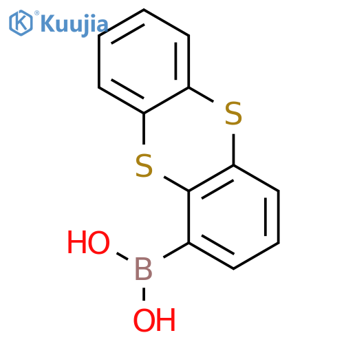 1-Thianthrenylboronic Acid structure