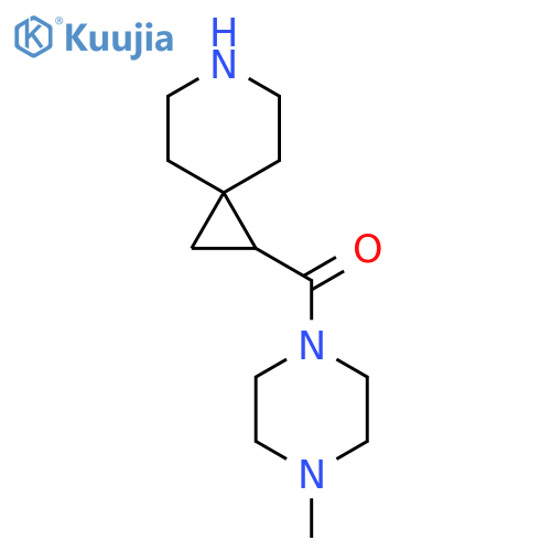 1-(4-methylpiperazine-1-carbonyl)-6-azaspiro2.5octane structure