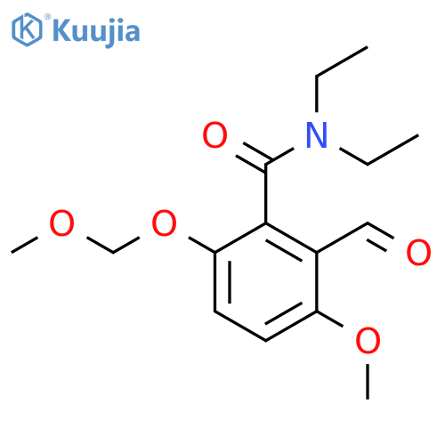 N,n-diethyl-2-formyl-3-methoxy-6-(methoxymethoxy)benzamide structure