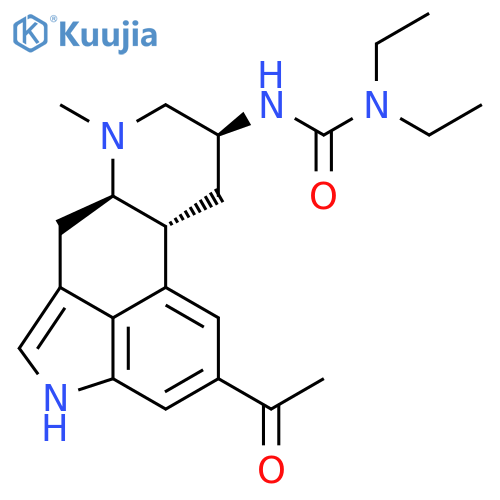 Urea, N'-[(8a)-13-acetyl-6-methylergolin-8-yl]-N,N-diethyl- structure