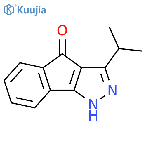 3-(propan-2-yl)-1H,4H-indeno[1,2-c]pyrazol-4-one structure