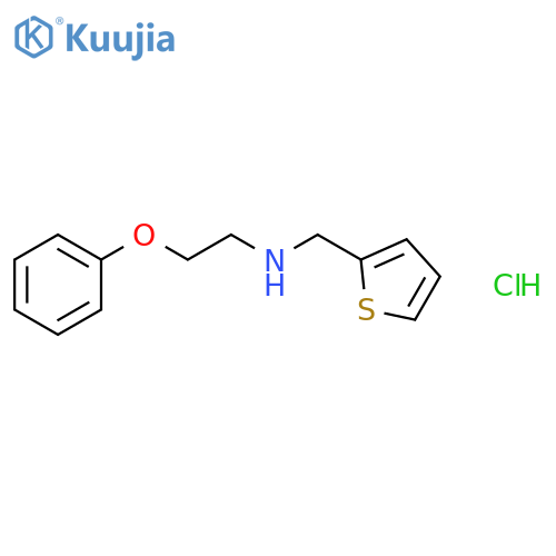2-Phenoxyethyl-2,2’-thenylaminoethane, Hydrochloride structure