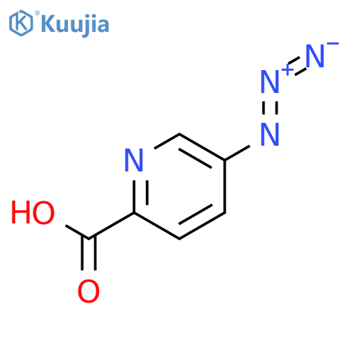 5-azidopyridine-2-carboxylic acid structure