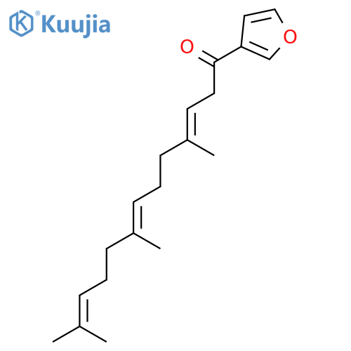 1-(furan-3-yl)-4,8,12-trimethyltrideca-3,7,11-trien-1-one structure