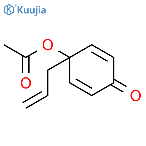 1-allyl-4-oxocyclohexa-2,5-dienylethanoate structure