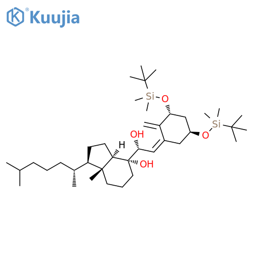 9,10-Secocholesta-5,10(19)-diene-7,8-diol, 1,3-bis[[(1,1-dimethylethyl)dimethylsilyl]oxy]-, (1α,3β,5Z,7R,8α)- structure