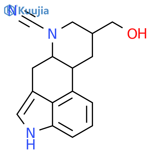 8β-Hydroxymethyl-6-cyanoergoline structure