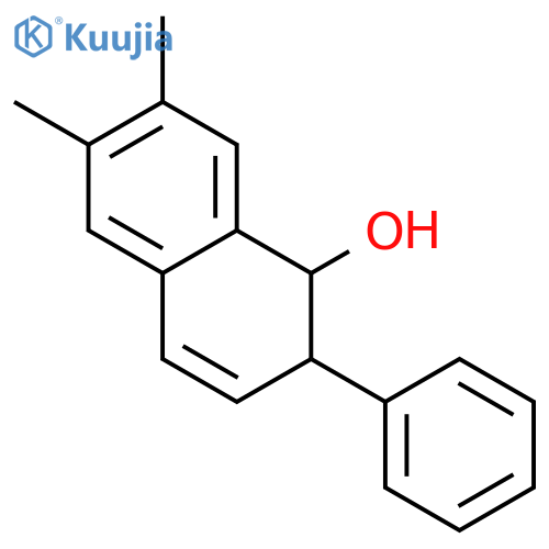 1-Naphthalenol, 1,2-dihydro-6,7-dimethyl-2-phenyl-, (1S,2R)- structure