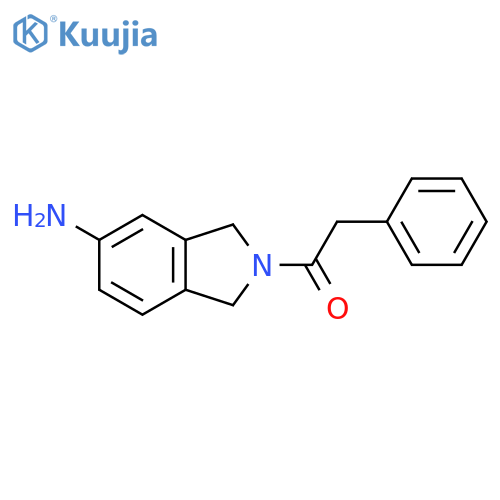1H-Isoindol-5-amine, 2,3-dihydro-2-(phenylacetyl)- structure