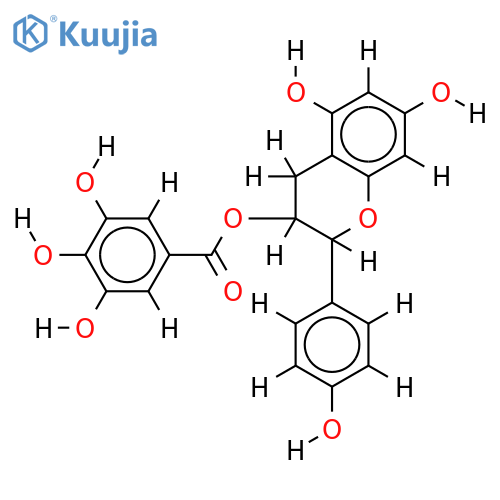 (-)-epi-afzelechin gallate structure
