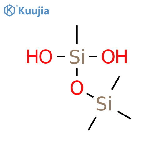 1,1-Disiloxanediol, 1,3,3,3-tetramethyl- structure