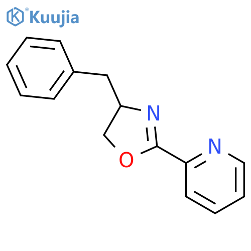 4-benzyl-2-pyridin-2-yl-4,5-dihydro-1,3-oxazole structure
